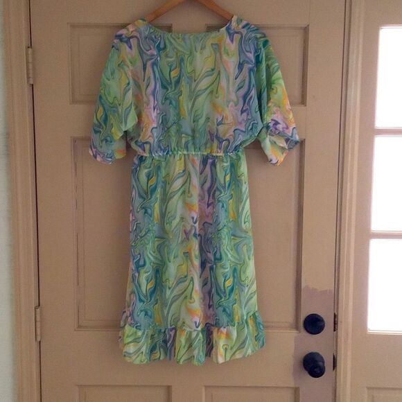 Dizzire Retro Colorful Swimsuit Coverup - Picture 4 of 7